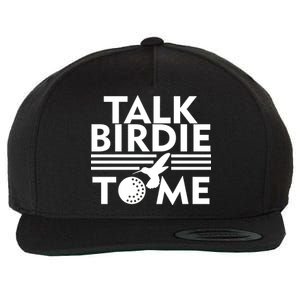 Talk Birdie To Me Wool Snapback Cap