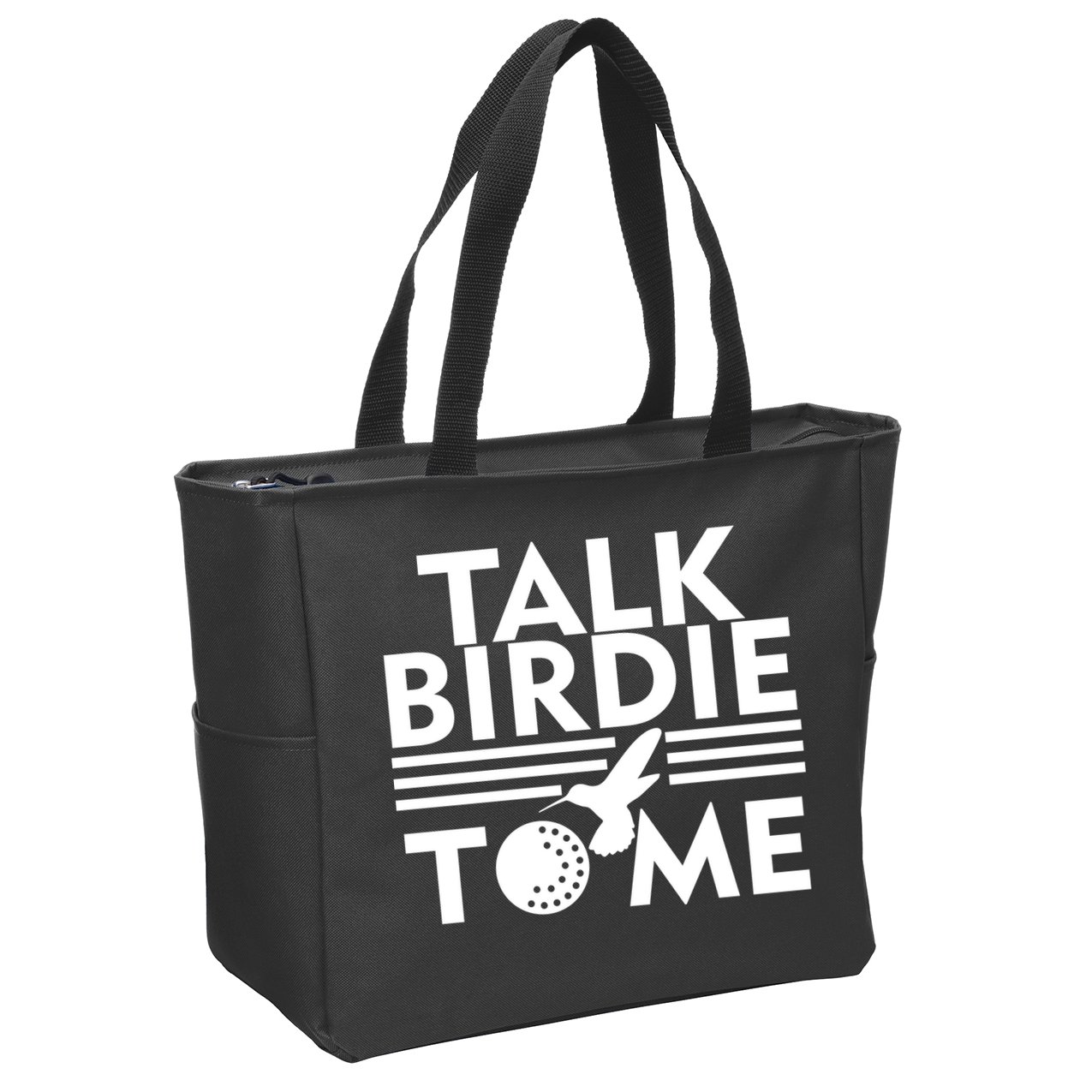 Talk Birdie To Me Zip Tote Bag