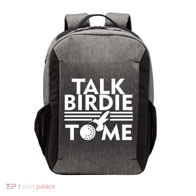 Talk Birdie To Me Vector Backpack