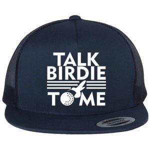 Talk Birdie To Me Flat Bill Trucker Hat