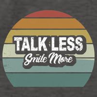 Talk Less Smile More Vector Backpack