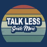 Talk Less Smile More 7-Panel Snapback Hat