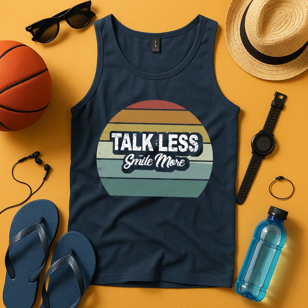 Talk Less Smile More Tank Top
