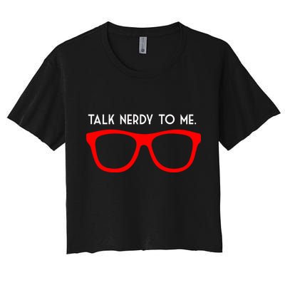 Talk Nerdy To Me Crop Top