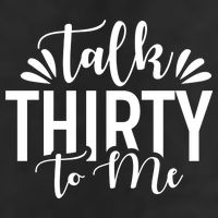 Talk Thirty To Me 30th Birthday Funny Golf Towel