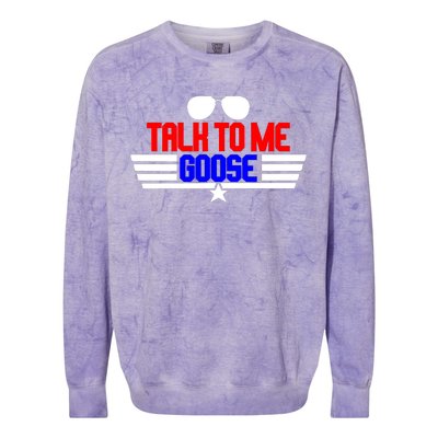 Talk To Me Goose Colorblast Crewneck Sweatshirt