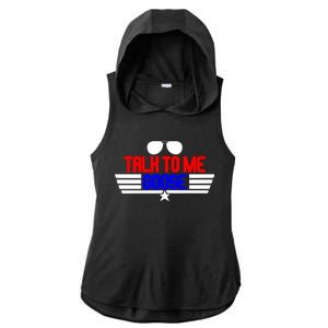 Talk To Me Goose Ladies PosiCharge Tri-Blend Wicking Draft Hoodie Tank