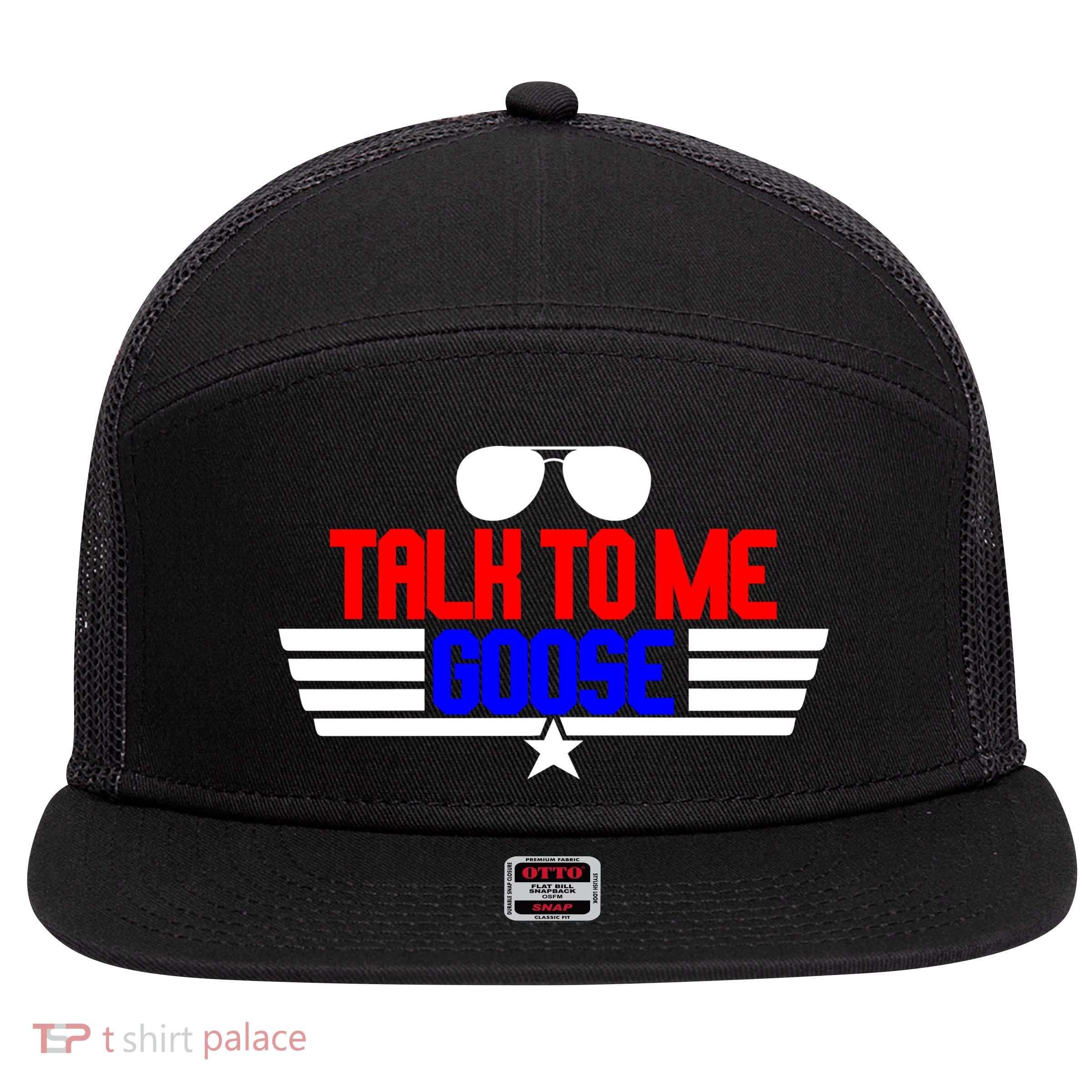 Talk To Me Goose 7 Panel Mesh Trucker Snapback Hat