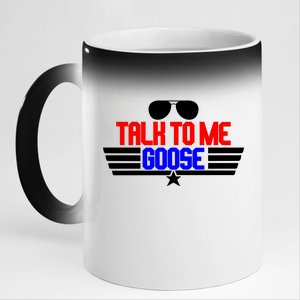 Talk To Me Goose 11oz Black Color Changing Mug