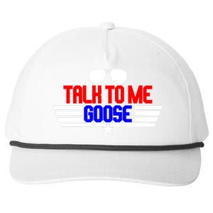 Talk To Me Goose Snapback Five-Panel Rope Hat