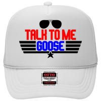 Talk To Me Goose High Crown Mesh Back Trucker Hat