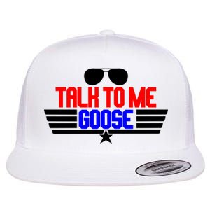 Talk To Me Goose Flat Bill Trucker Hat