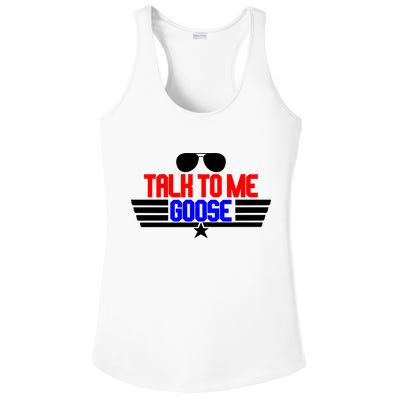 Talk To Me Goose Ladies PosiCharge Competitor Racerback Tank