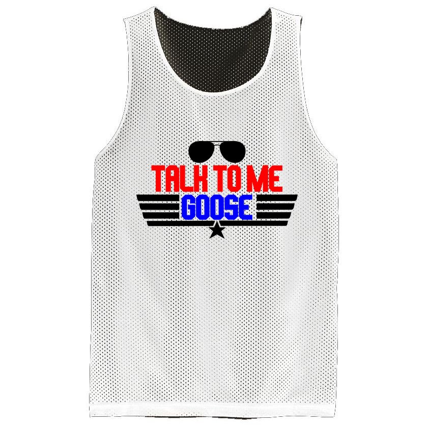 Talk To Me Goose Mesh Reversible Basketball Jersey Tank