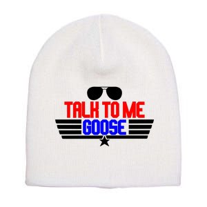 Talk To Me Goose Short Acrylic Beanie