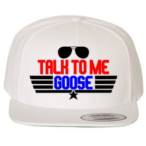 Talk To Me Goose Wool Snapback Cap