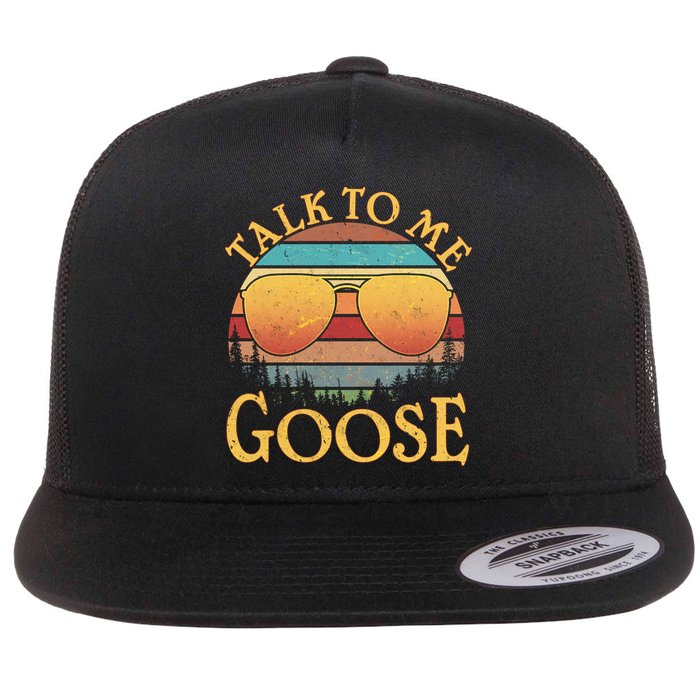 Talk To Me Goose Vintage Sunset Flatbill Hat
