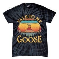 Talk To Me Goose Vintage Sunset Tie-Dye T-Shirt