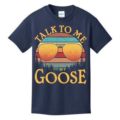 Talk To Me Goose Vintage Sunset Kids T-Shirt