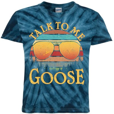 Talk To Me Goose Vintage Sunset Kids Tie-Dye T-Shirt