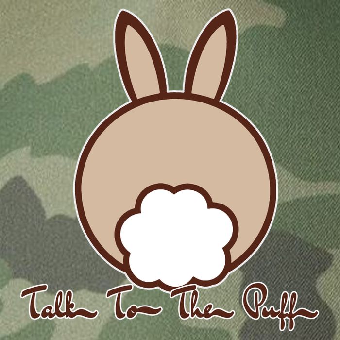 Talk To The Puff Funny Easter Bunny Legacy Tie Dye Trucker Hat