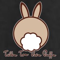 Talk To The Puff Funny Easter Bunny Garment-Dyed Fleece Hoodie