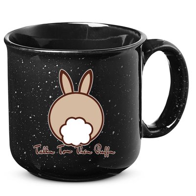 Talk To The Puff Funny Easter Bunny 15oz Campfire Ceramic Mug