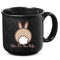 Talk To The Puff Funny Easter Bunny 15oz Campfire Ceramic Mug