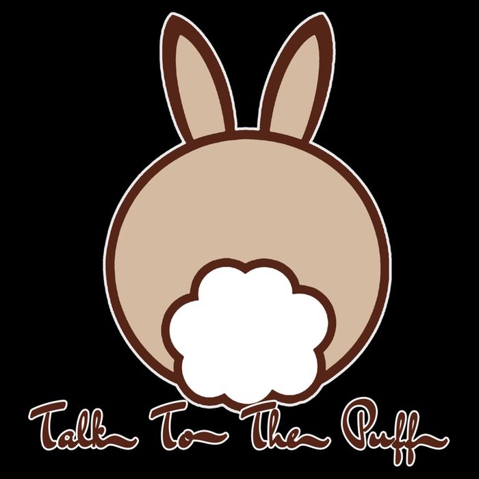 Talk To The Puff Funny Easter Bunny Drawstring Bag