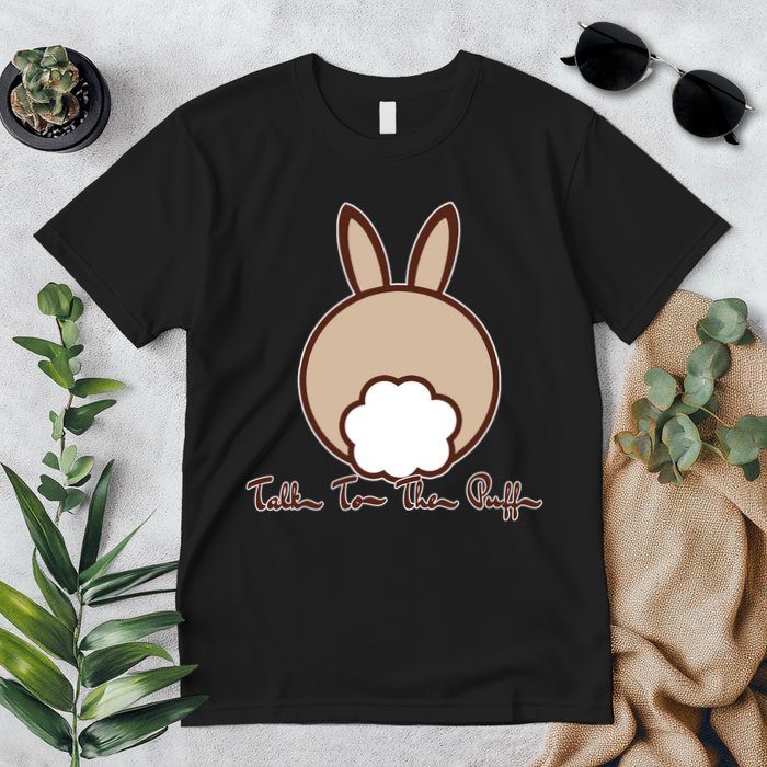 Talk To The Puff Funny Easter Bunny Premium T-Shirt