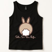 Talk To The Puff Funny Easter Bunny Tank Top