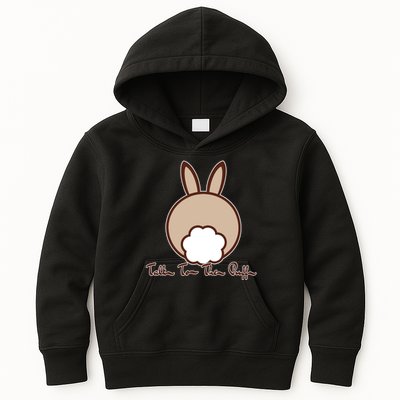 Talk To The Puff Funny Easter Bunny Kids Hoodie