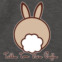 Talk To The Puff Funny Easter Bunny Vector Backpack
