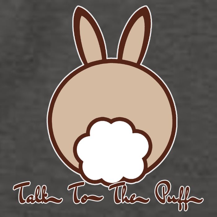 Talk To The Puff Funny Easter Bunny Vector Backpack