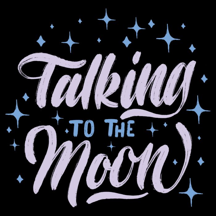 Talking To The Moon Flat Bill Trucker Hat