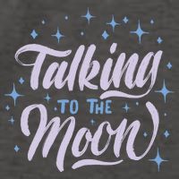 Talking To The Moon Vector Backpack