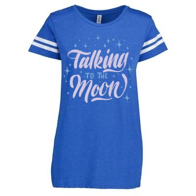 Talking To The Moon Enza Ladies Jersey Football T-Shirt