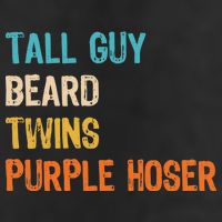 Tall Guy Beard Twins Purple Hoser 11oz C Handle Ceramic Mug