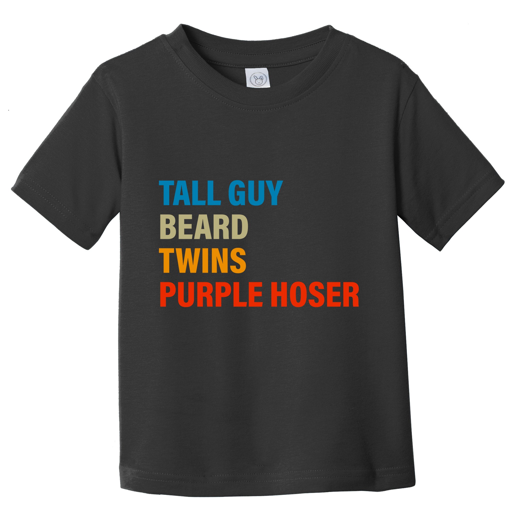 Tall Guy Beard Twins Purple Hoser Funny Meme Toddler T-Shirt