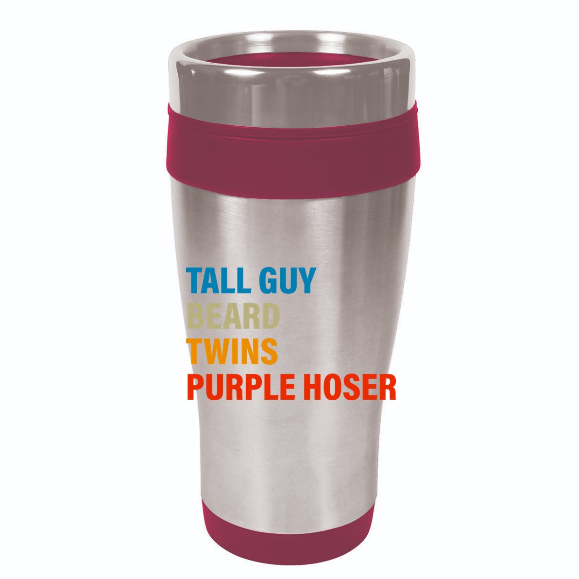 Tall Guy Beard Twins Purple Hoser Funny Meme Kids Hoodie