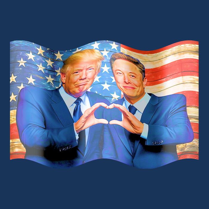 Trump And Musk One Heart Team Funny United States Flag Flatbill Hat