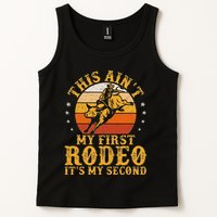 This AinT My First Rodeo ItS My Second Bull Riding Art Tank Top