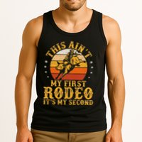 This AinT My First Rodeo ItS My Second Bull Riding Art Tank Top