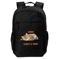 The Are Making Me Work Even Though I Am So Sleepy And Tired Cute Cat Backpack