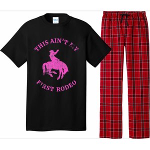 This AinT My First Rodeo Bronc Riding Cowboy Pajama Set