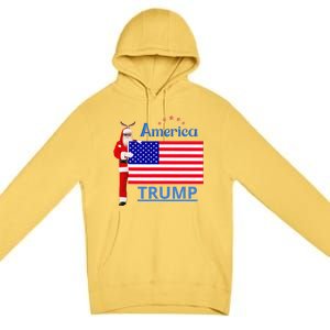 Trump A Man Of Difficult Tasks Premium Pullover Hoodie