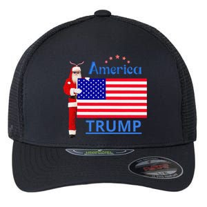 Trump A Man Of Difficult Tasks Flexfit Unipanel Trucker Cap