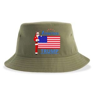 Trump A Man Of Difficult Tasks Sustainable Bucket Hat