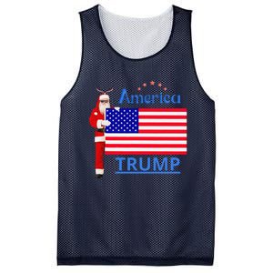 Trump A Man Of Difficult Tasks Mesh Reversible Basketball Jersey Tank