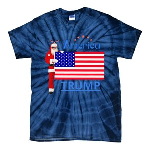 Trump A Man Of Difficult Tasks Tie-Dye T-Shirt